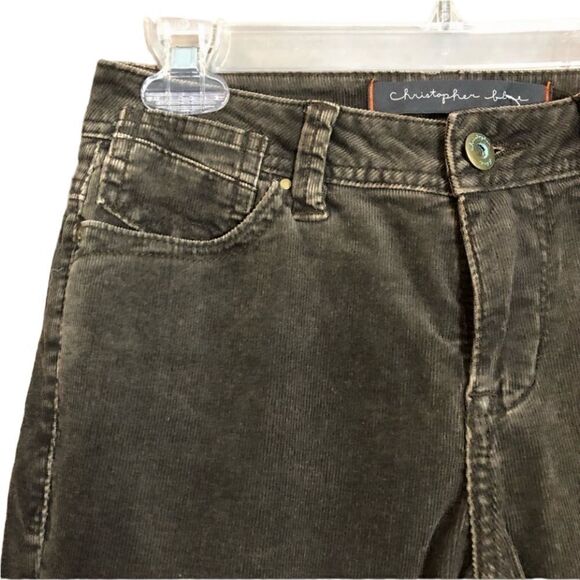 NWT! Christopher blue brown corduroy pants - Picture 3 of 12